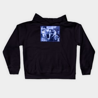 Blue - Smoking Newsies 1910 - Boys smoking St. Louis, Missouri Kids Hoodie